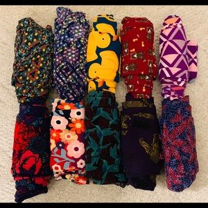 LuLaRoe One Size Leggings-10 pair